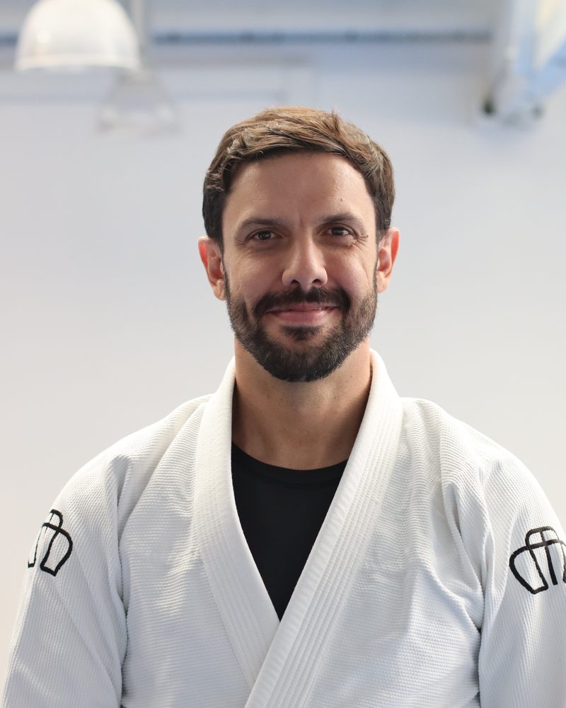 João Macedo, Gründer und BJJ-Schwarzgurt, im Gi im Imperial Ground